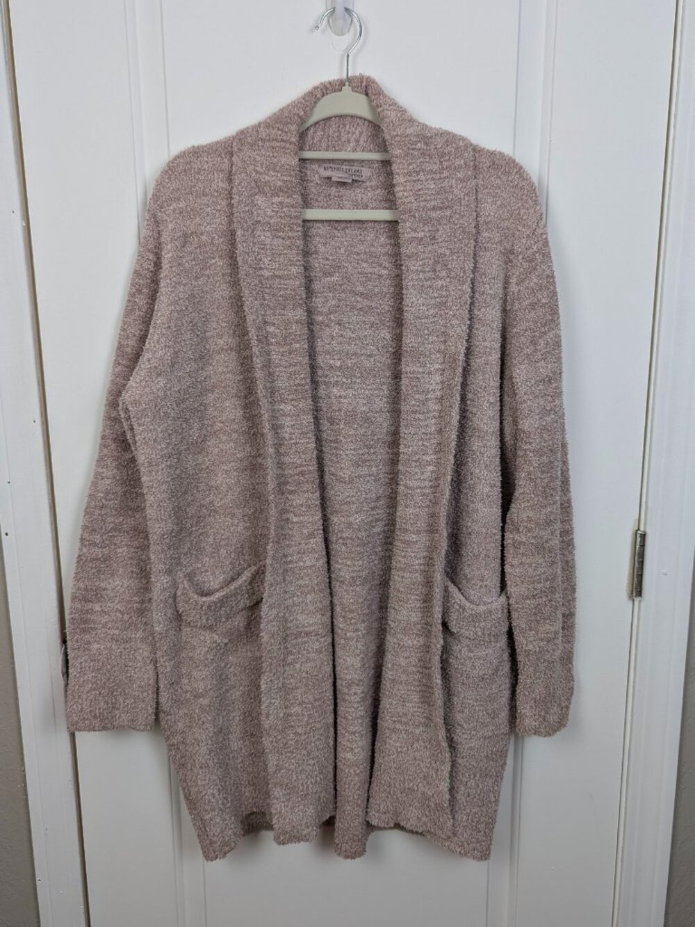 Barefoot Dreams | Cozychic Mauve Open Front Cardigan Cozy Sweater Size Medium